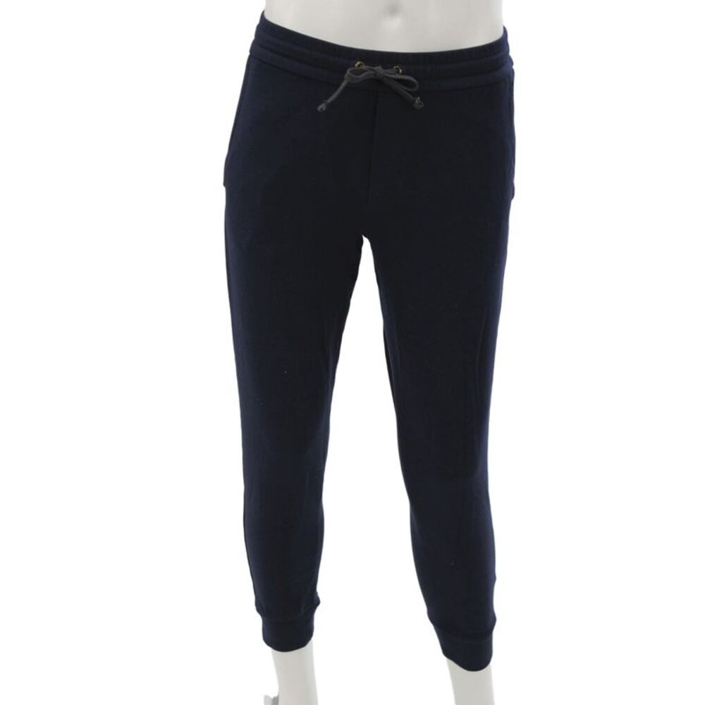 Bonobos Mens Jogger Sweatpants Dark Blue Drawstring Rayon Blend Size S